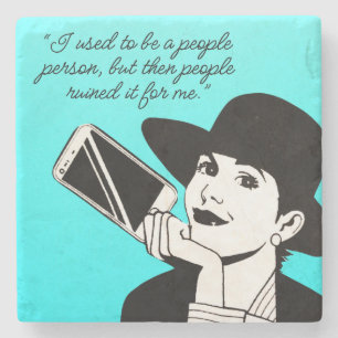 Grappig Leven Quote Vriend Spel Nacht Gift Stenen Onderzetter