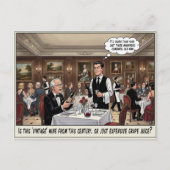Grappig leven van serveerster restaurant humor an briefkaart (Voorkant)