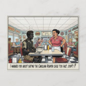 Grappig leven van serveerster restaurant humor briefkaart (Voorkant)
