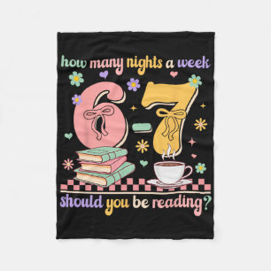 Grappig lezen 67 Leraar zes zeven lezen 6 7 Boe Fleece Deken