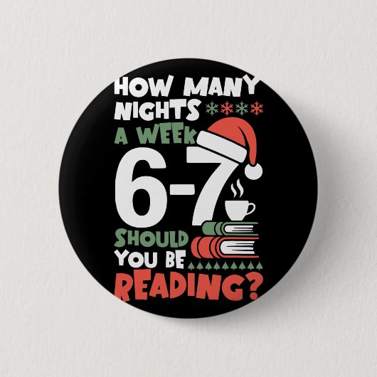 Grappig lezen 67 Meme Engels docent Kerstmis Bo Ronde Button 5,7 Cm (Voorkant)