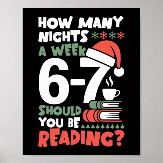 Grappig lezen 67 Meme Engels leraar Kerstmis Bo Poster (Voorkant)
