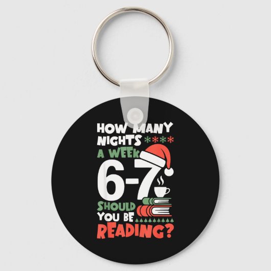 Grappig lezen 67 Meme Englieacher Kerstboek L Sleutelhanger (Voorkant)