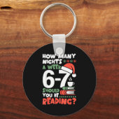 Grappig lezen 67 Meme Englieacher Kerstboek L Sleutelhanger (Voorkant)