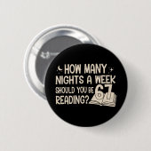 Grappig lezen 67 zes zeven meme Engelse leraar Bo Ronde Button 5,7 Cm (Voorkant /achterkant)