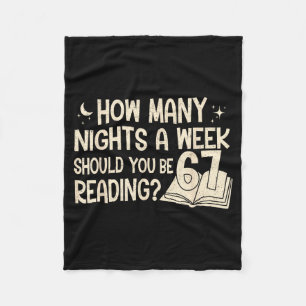 Grappig lezen 67 Zes Zeven Meme Englieacher Boek L Fleece Deken