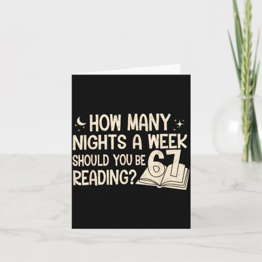 Grappig lezen 67 Zes Zeven Meme Englieacher Boek L Kaart (Voorkant)