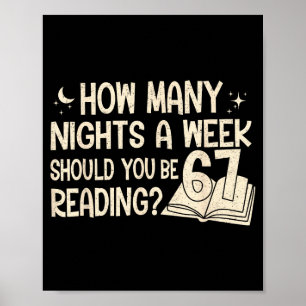 Grappig lezen 67 Zes Zeven Meme Englieacher Boek L Poster