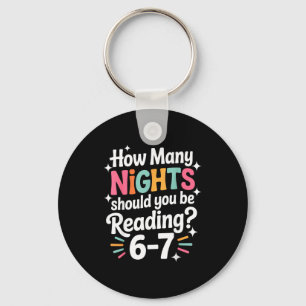 Grappig lezen 6 7 Zes Zeven Meme Englieacher Boek Sleutelhanger