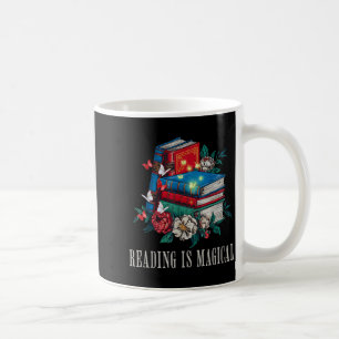 Grappig lezen is magisch vintage boek liefhebber r koffiemok