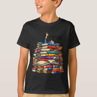 Grappig Lezen Lezers Boekenwurm Bibliothecaris Ik T-shirt