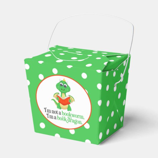 Grappig lezen van boeken - Bookworm Bedankdoosjes (Voorkant Zijde)