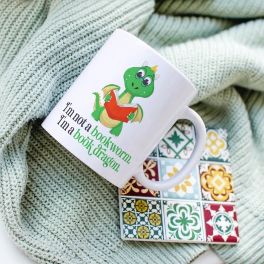Grappig lezen van boeken - Bookworm Koffiemok