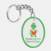 Grappig lezen van boeken - Bookworm Sleutelhanger (Voorkant Links)