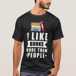 Grappig Lezend Ontwerp T-shirt