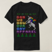 Grappig LGBT-kerstfeest We hebben nu onze homo-kle T-shirt (Design voorkant)