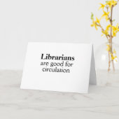 Grappig Librarian Wenskaart Voeg je bericht toe Kaart (Gele Bloem)