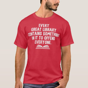 Grappig Librariërs Elke grote bibliotheek is verbo T-shirt