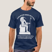 Grappig Lichaam van een God Egyptische Thoth Graph T-shirt (Voorkant)