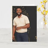 Grappig / Licht Kaart (Gele Bloem)