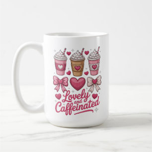 Grappig Lief en Gecaffeïneerde Schattige Valentijn Koffiemok