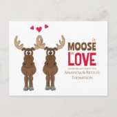 Grappig Lief Jubileumfeestje Whimsische Eland Briefkaart (Voorkant)