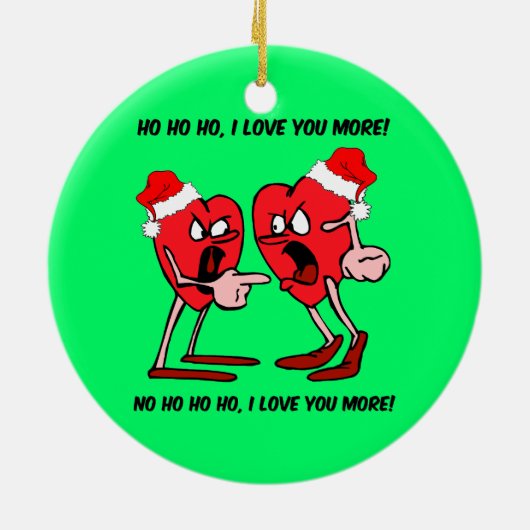 Grappig liefde keramisch ornament (Achterkant)