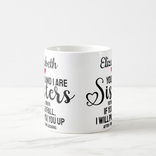 Grappig liefdevol zusje citaat als je Herfst hart  Koffiemok (Center)