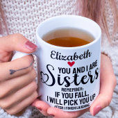 Grappig liefdevol zusje citaat als je Herfst hart  Koffiemok