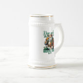 Grappig lieve kerstbier bierpul (Voorkant rechts)