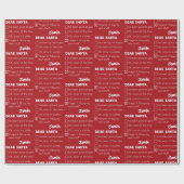 Grappig lieve kerstman ik ben een goede vakantie c cadeaupapier (Vlak)