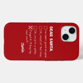 Grappig lieve kerstman ik ben een goede vakantie c Case-Mate iPhone case (Achterkant (horizontaal))