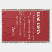 Grappig lieve kerstman ik ben een goede vakantie c deken (Voorkant)