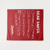 Grappig lieve kerstman ik ben een goede vakantie c wandkleed (Voorkant (horizontaal))