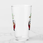 Grappig lieveheersbeestje glas (Rechts)