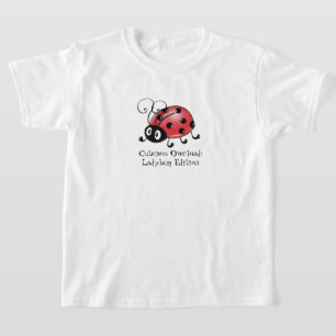 Grappig lieveheersbeestje humoristisch insectenont t-shirt
