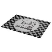 Grappig lik de lepel woord art keuken snijplank (Hoek)