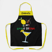 Grappig Limoncello Spirit Drink ontwerp Schort (Voorkant)
