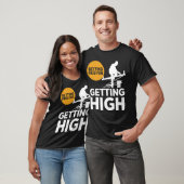 Grappig Lineman Design krijgt betaald om high te w T-shirt (Unisex)