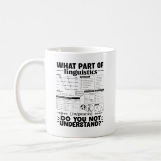 Grappig linguïstisch cadeau voor SLP spraaktherape Koffiemok