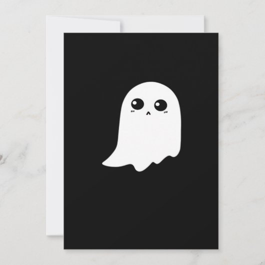 Grappig 'Little Boo' meme-ontwerp Feestdagenkaart (Voorkant)