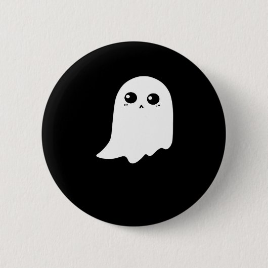 Grappig 'Little Boo'-meme-ontwerp Ronde Button 5,7 Cm (Voorkant)