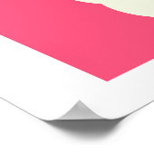 Grappig Llama Poster met Bubblegum voor Kids Kamer (Hoek)