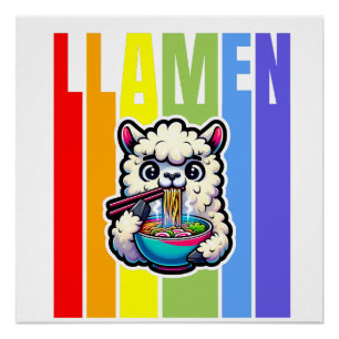 Grappig Llama T-shirt Cadeaus voor haar Schatt Perfect Poster