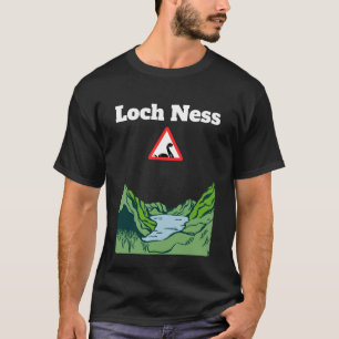 Grappig Loch Ness souvenir monster Nessie waarschu T-shirt