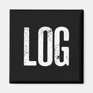 Grappig Log Halloween Bever Log Meme Magneet