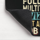 Grappig Logistiek Directeur Multitasking Wizard Qu Muismat (Hoek)