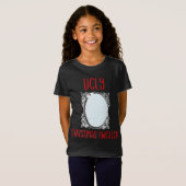 Grappig lomp kerstkeuken met spiegel-Mannen vrouwe T-shirt (Voorkant volledig)