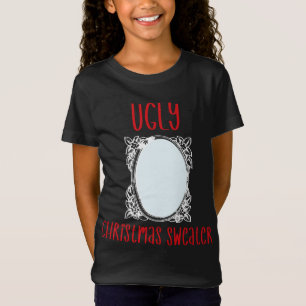 Grappig lomp kerstkeuken met spiegel-Mannen vrouwe T-shirt