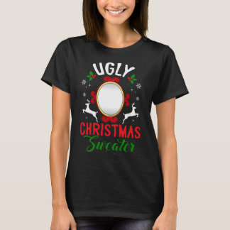 Grappig lomp kerstkeuken met spiegel t-shirt